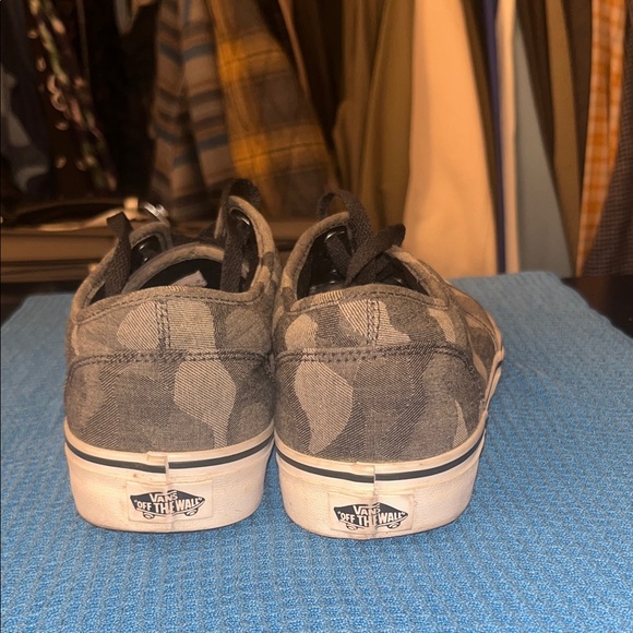 Vans Men's Authentic Gray Camo Sneakers - Picture 6 of 7